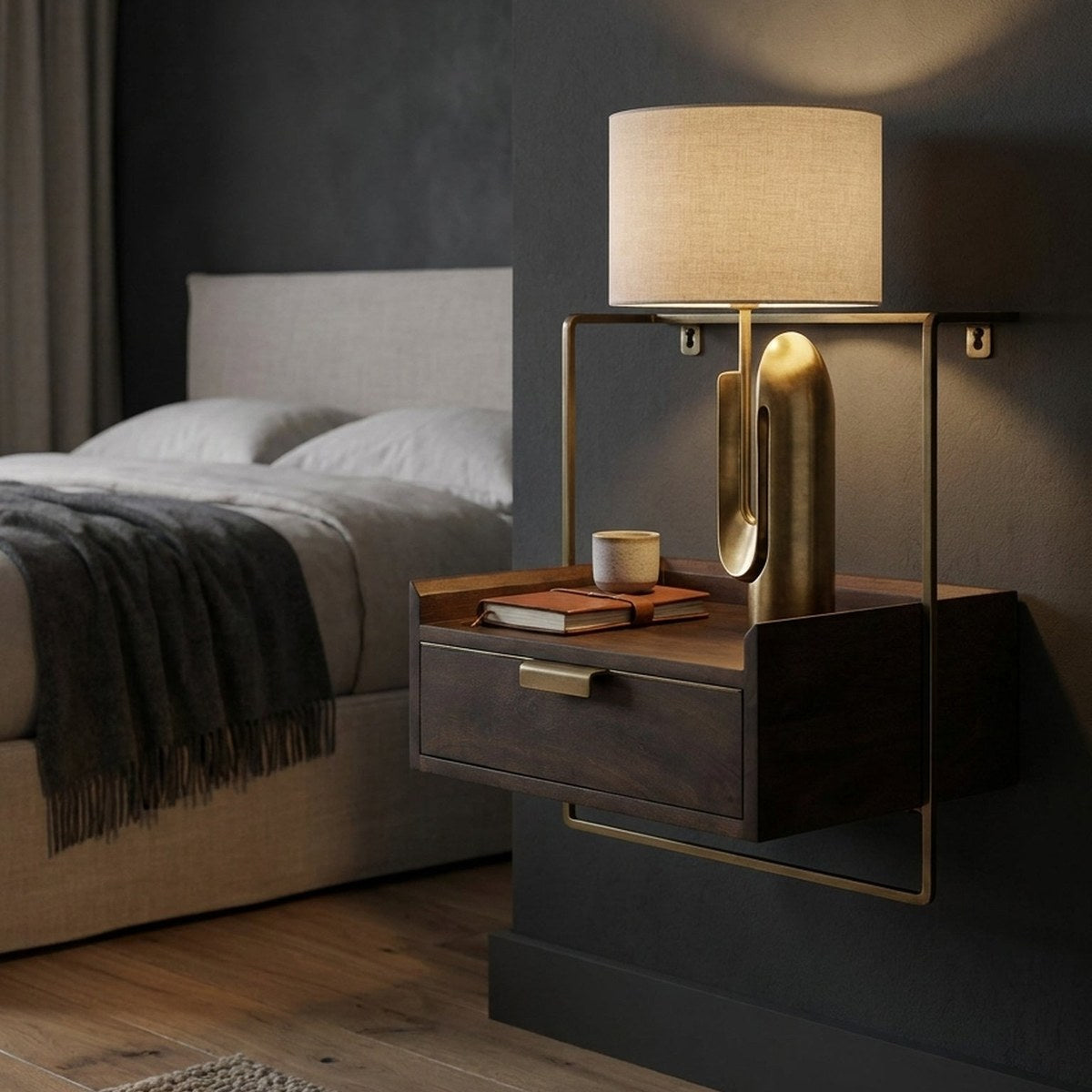 Nachttisch-Höhe: Wie hoch zum Bett & Boxspringbett? – Kadima Design
