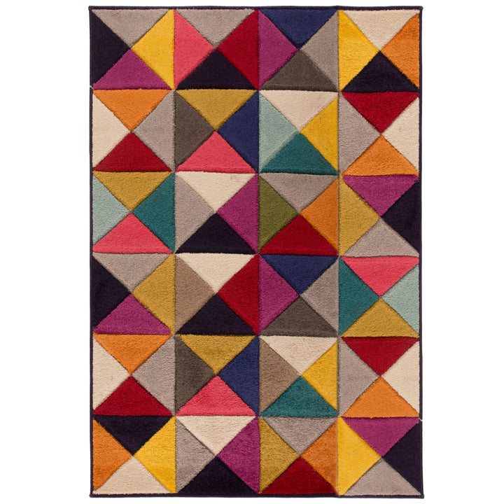 Teppich Bunt-Geometrisch-Design - designerstark MEON BEN_Rechteckig_