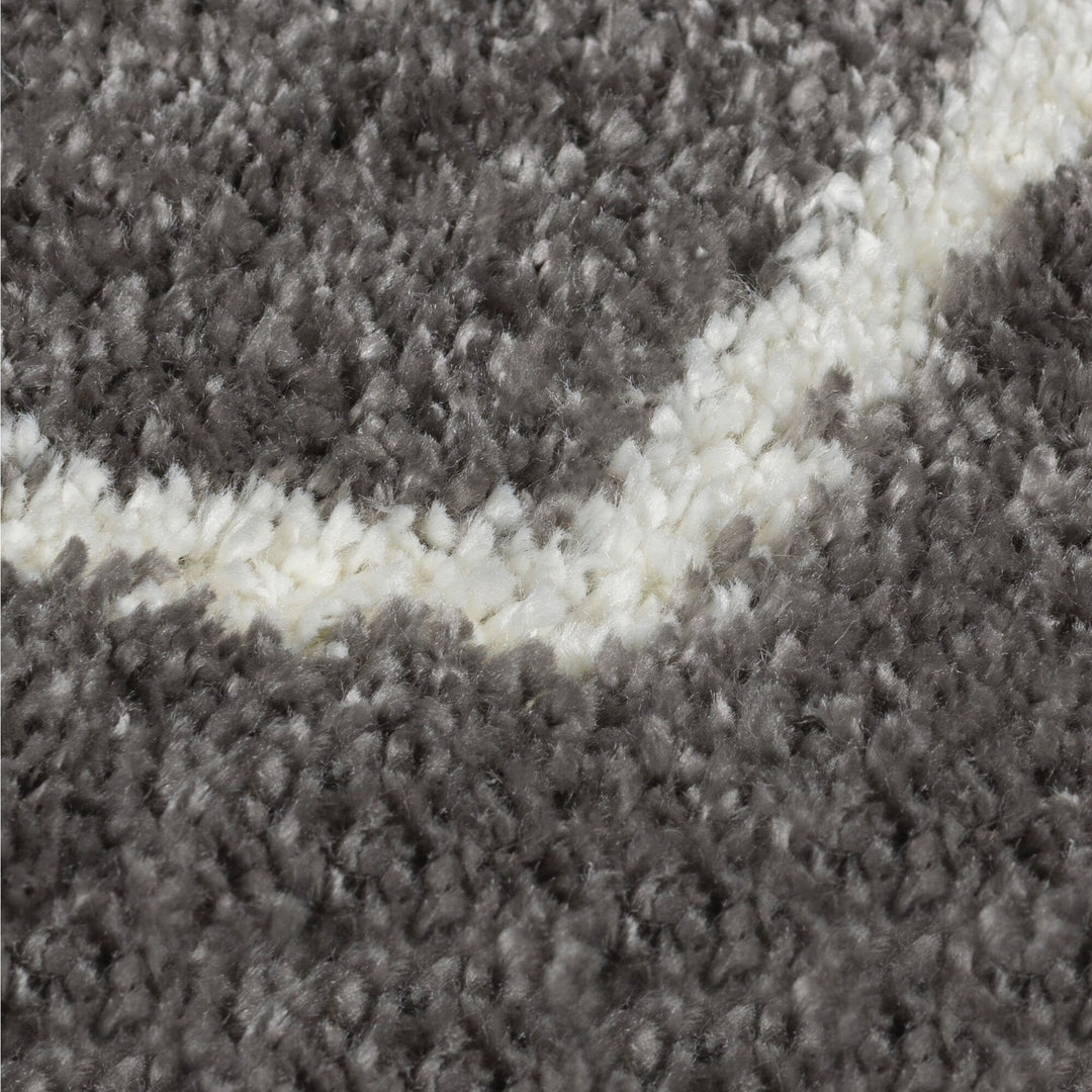 Eleganter pflegeleichter Teppich in Berber-Optik_Grau-Weiß_Rechteckig_