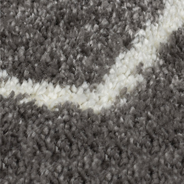 Eleganter pflegeleichter Teppich in Berber-Optik_Grau-Weiß_Rechteckig_
