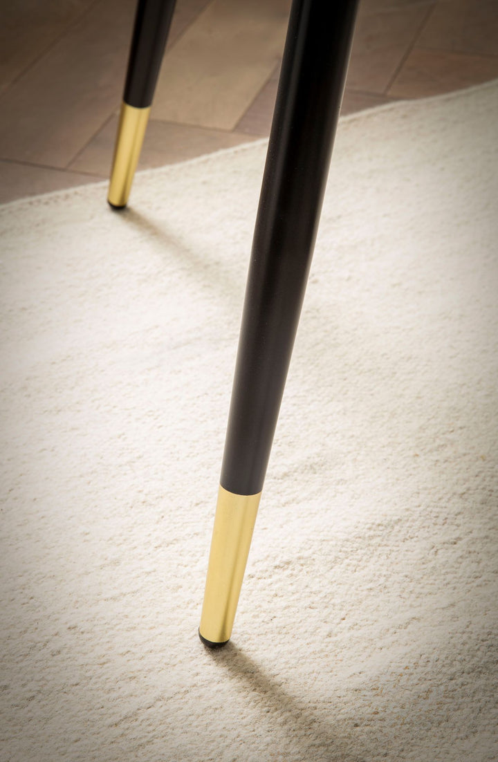 Esszimmertisch 75x75x76 cm Marmor-Optik Esstisch Modern - Küchentisch mit Metallbeinen - Kleiner Speisetisch Esszimmer Rund_