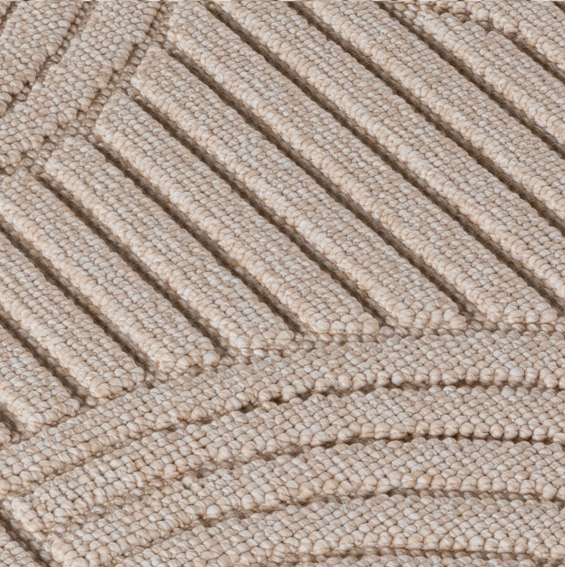 Teppich Beige Unicolor rund Polyester Interieur Wohnaccessoire Unicolor BERNINA Dekor