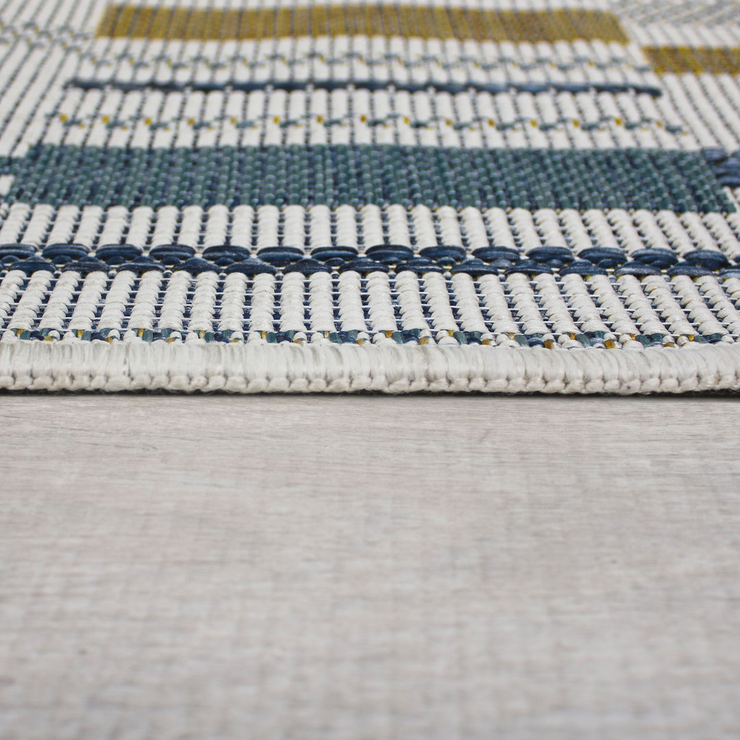 Indoor & Outdoor Teppich  - Geometrisches Design  - Waschbar & Pflegeleicht  - Strapazierfähig_Läufer_