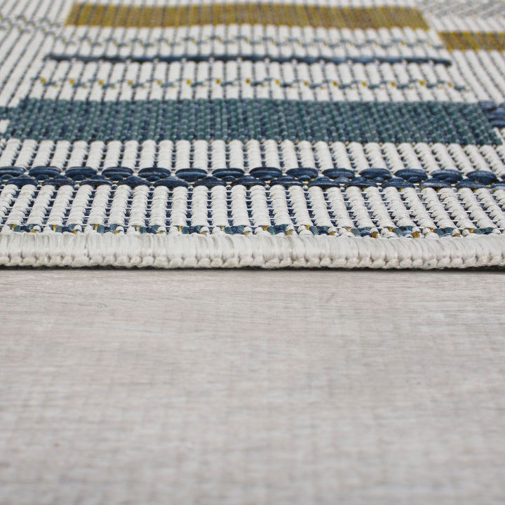 Indoor & Outdoor Teppich  - Geometrisches Design  - Waschbar & Pflegeleicht  - Strapazierfähig_Läufer_