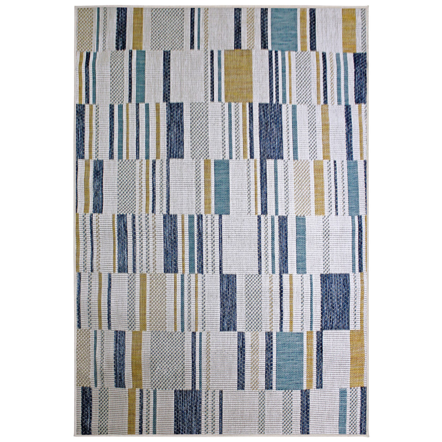 Outdoor Teppich Geometrische Muster - Terrasse schmutzabweisend_Rechteckig_