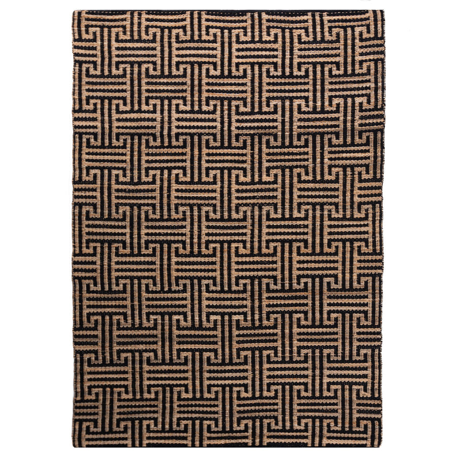 Teppich Flachgewebe Geometrisch - verflochtenes Linien - Flur_Rechteckig_