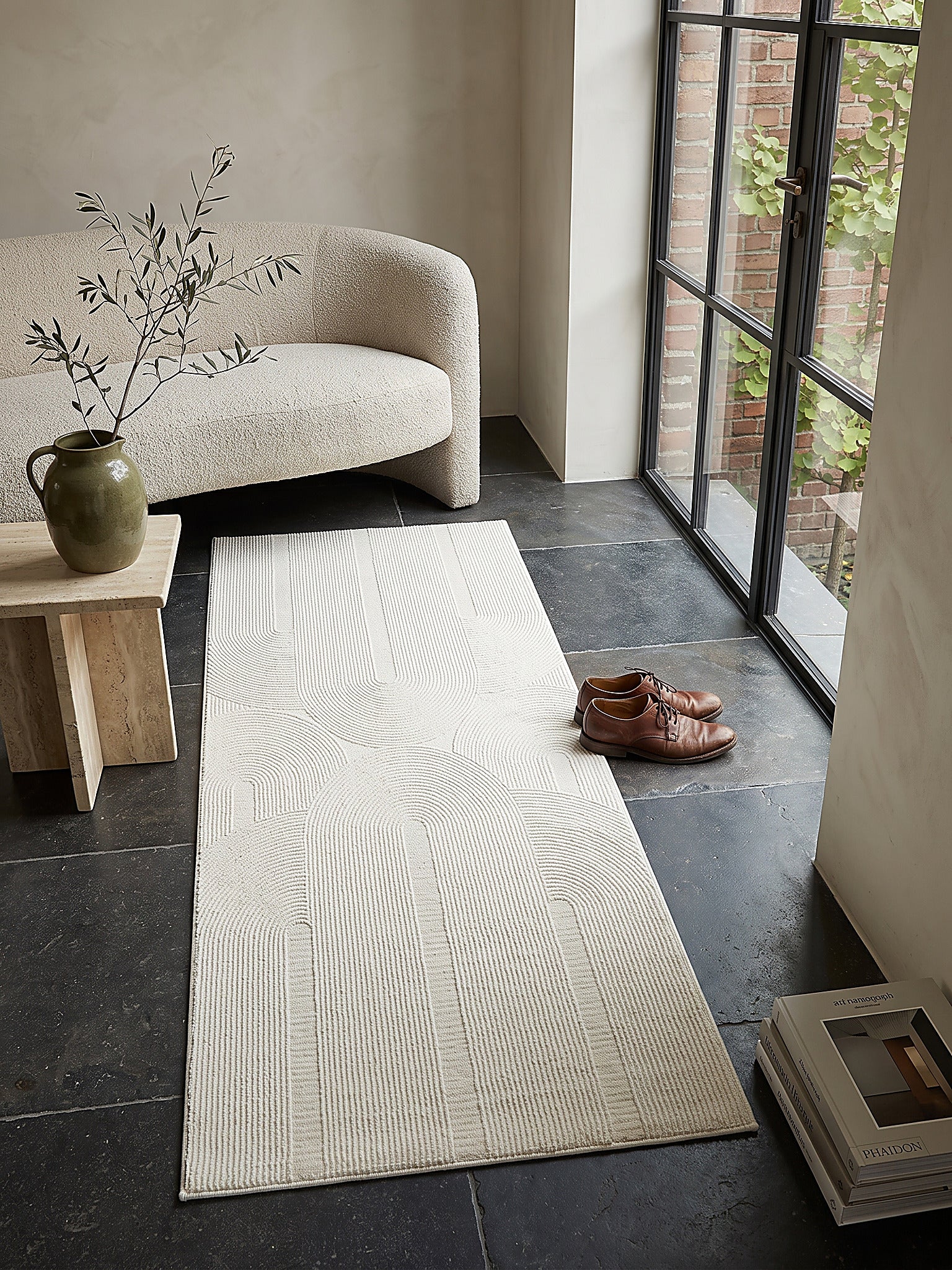 Kurzflor-Teppich Architektonische Säulen