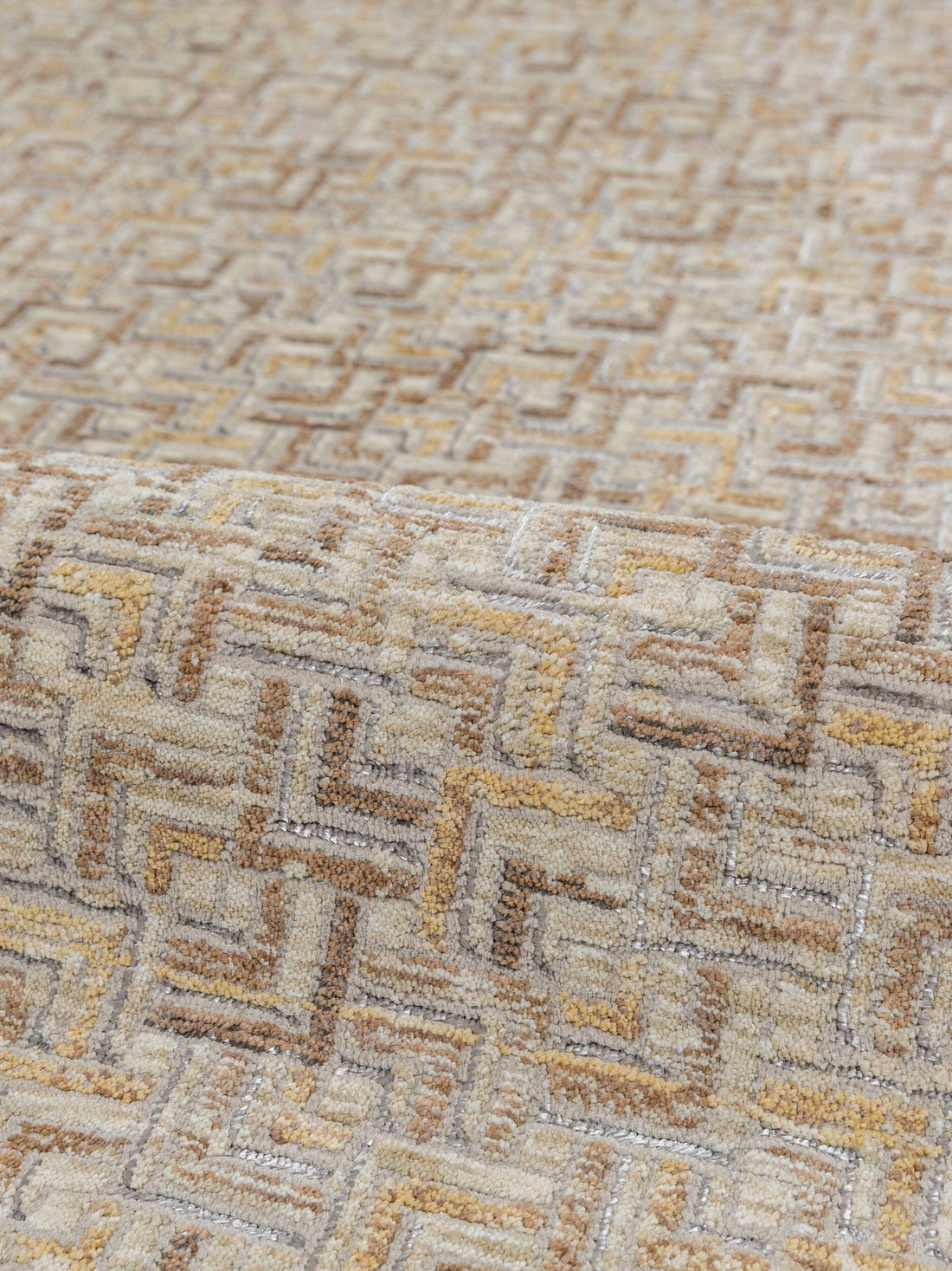 Teppich Natur rechteckig Polyester Raumgestaltung Inneneinrichtung EWENNY