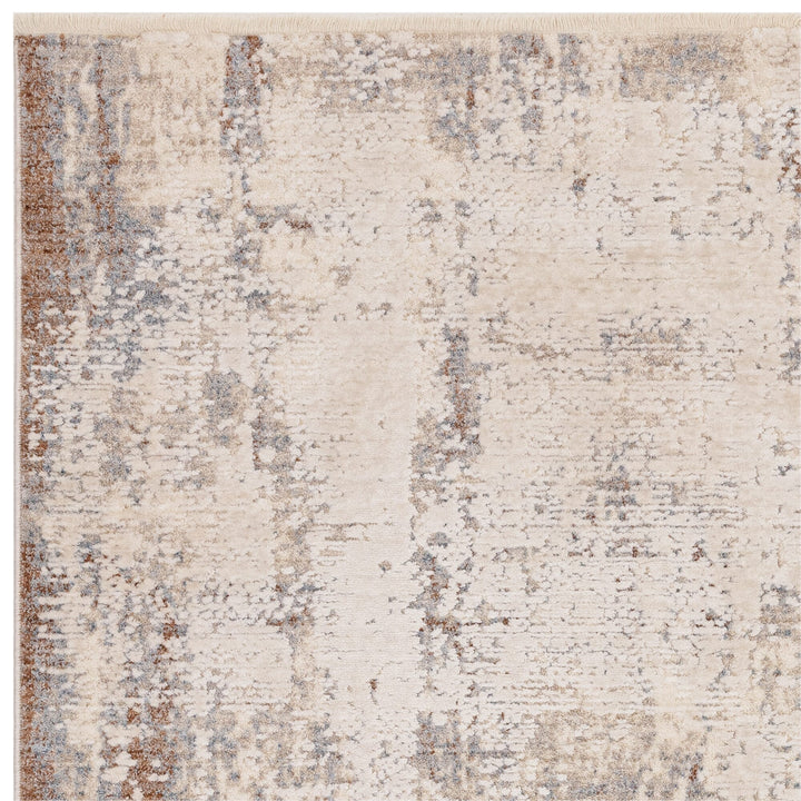 Flauschiger Bodenbelag 120x180cm - Gesamthöhe 18mm - beige Farbgebung - gemütliche Atmosphäre - Kadima Design_