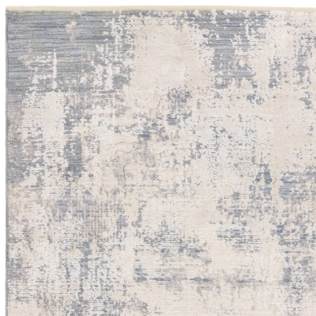 Flauschiger Bodenbelag 120x180cm - Gesamthöhe 18mm - blaue Farbgebung - schafft Ruhe - Kadima Design_