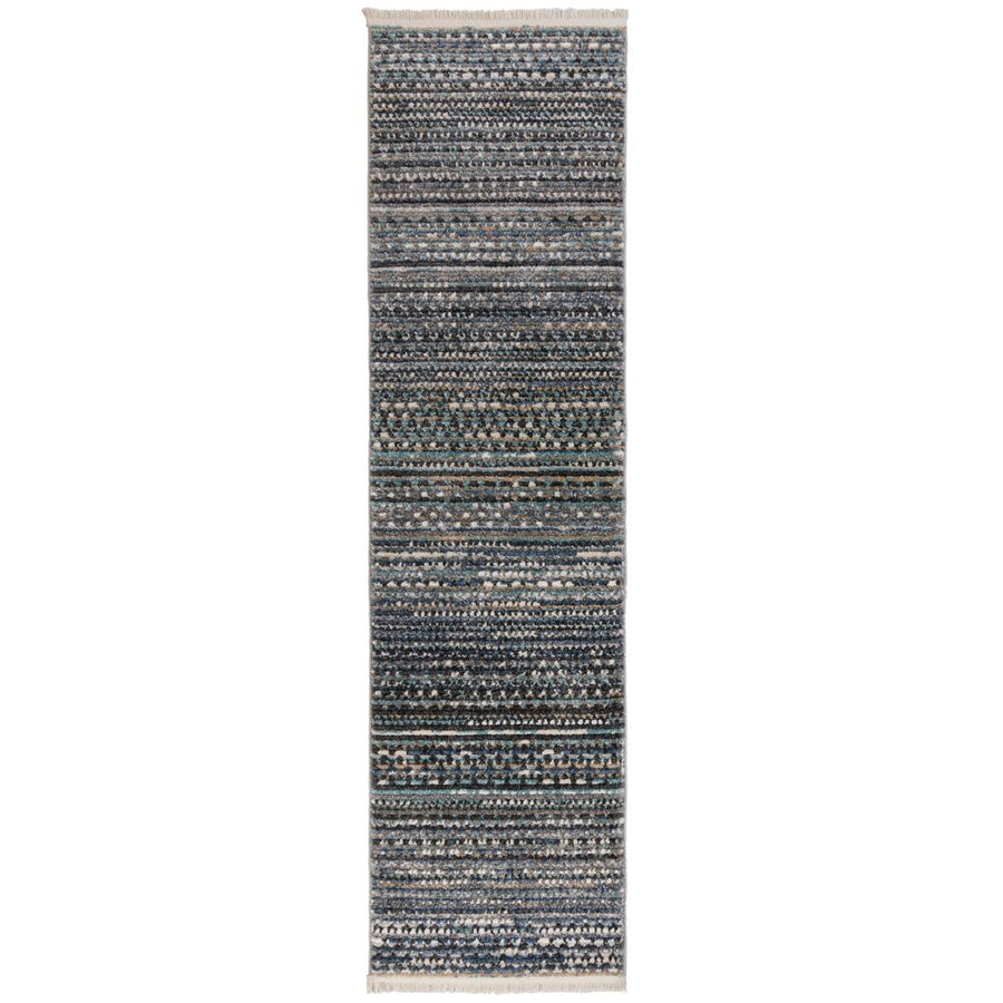 Strapazierfähiger Geometrischer Wohnzimmer-Teppich in Naturfarben - PERRAN Serie von Kadima Design_Blau_#sku_BARK503119375705-BARK503119375706#