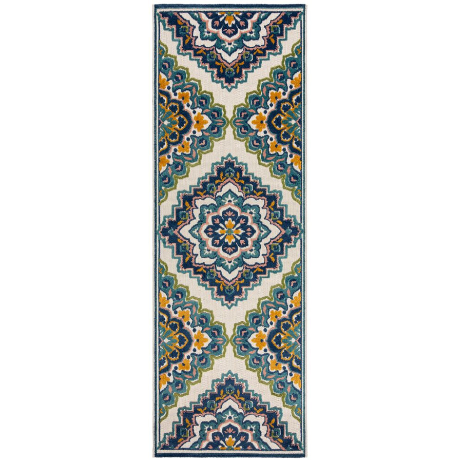 Superweich Floral Outdoor-Teppich in Blau - MARDEN Kollektion von Kadima Design_Blau_#sku_BARK503119376031#