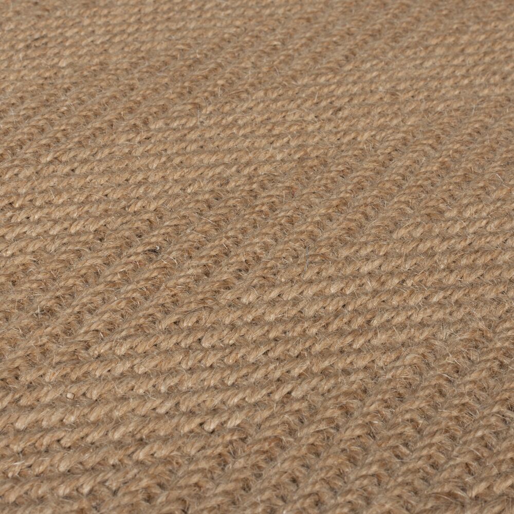 Jute-Teppich Fischgrätenmuster Bordüre rutschfest Naturfaser_Naturfarben_Läufer_