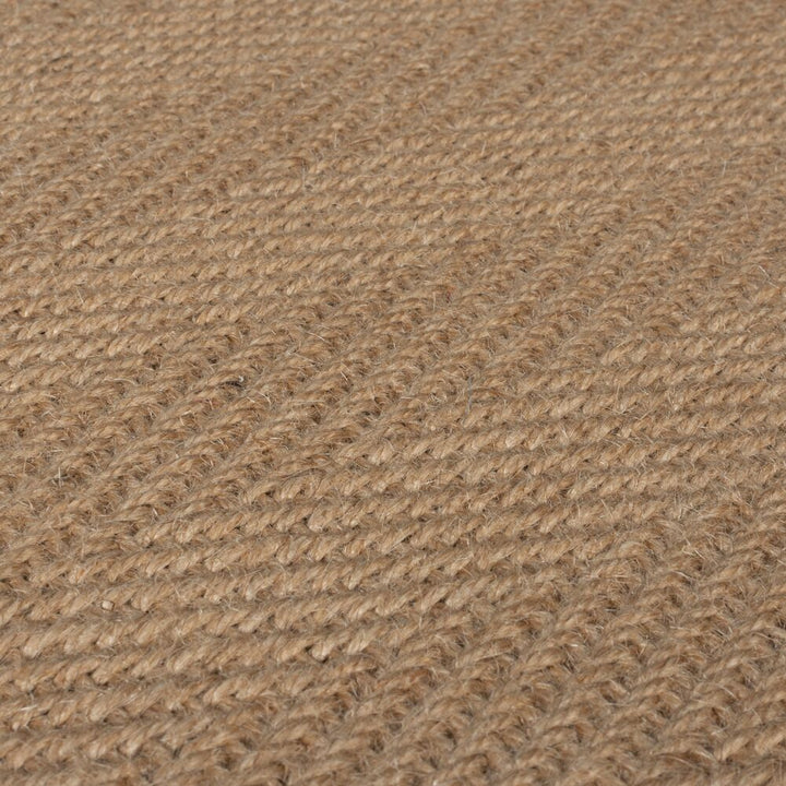 Jute-Teppich Fischgrätenmuster Bordüre rutschfest Naturfaser_Naturfarben_Läufer_