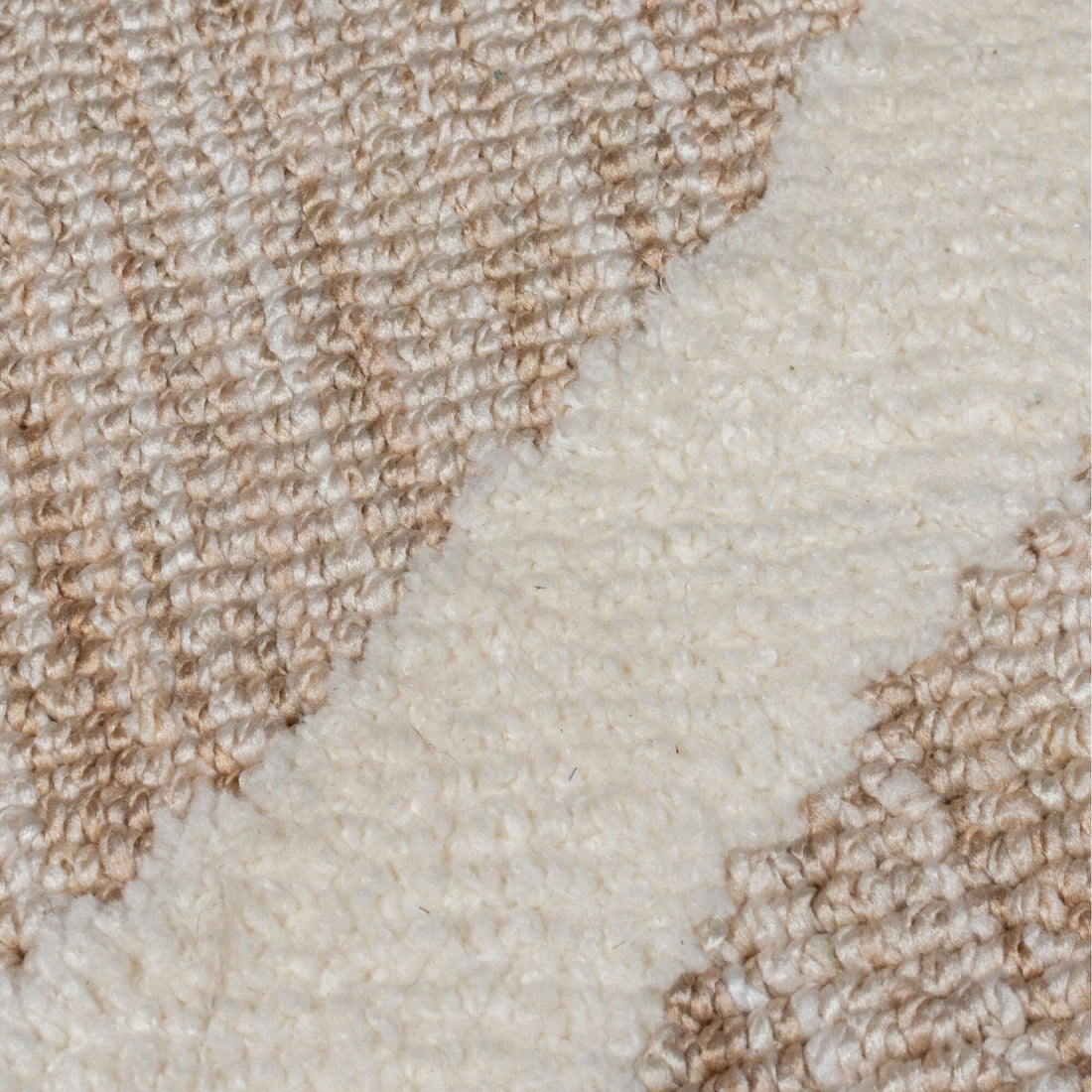 Teppich Kurzflor Linienmuster - Abstrakt - Wohnzimmer_Taupe_Rechteckig_