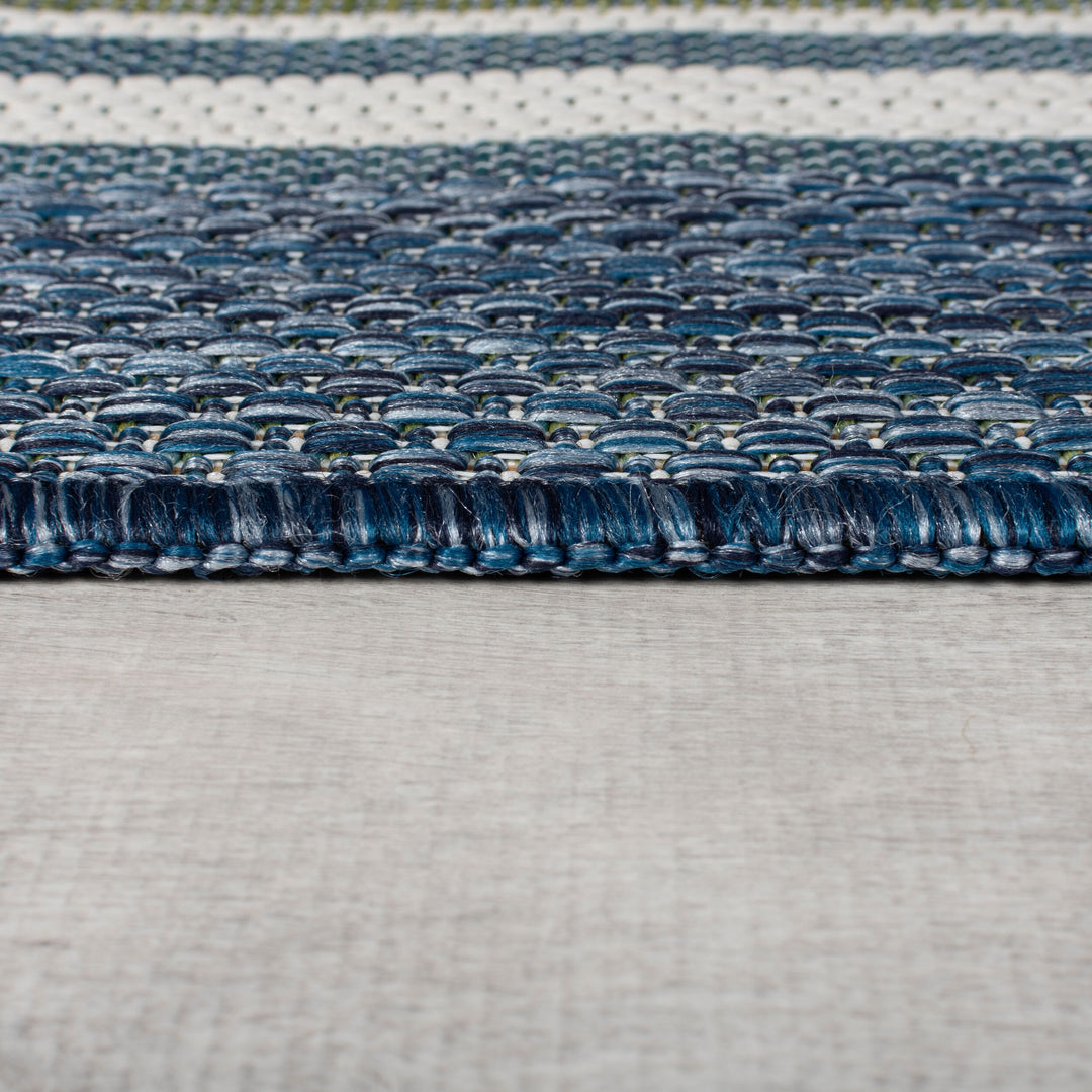 Teppich Streifen Indoor Outdoor - pflegeleicht - waschbar und strapazierfähig_Läufer_