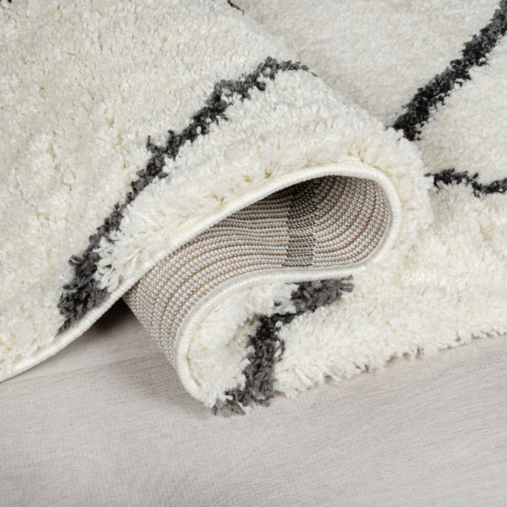 Teppich Hochflor Berber-Design - schimmernd KENT PEARL_Rechteckig_