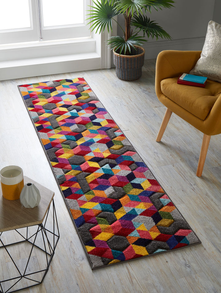 Vielseitiger Wohnzimmer-Teppich in farbenfrohem Design_Multi_Läufer_