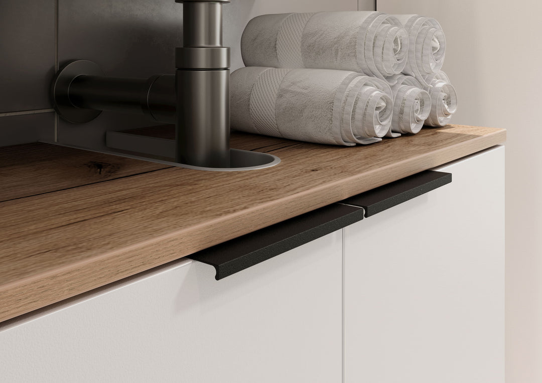 Waschbeckenunterschrank mit Siphonaussparung_ 70x34x58_ Weiß-Beige_ Made in Germany_ TAHO-Serie von Kadima Design_Größe_ 60x34x58 cm_