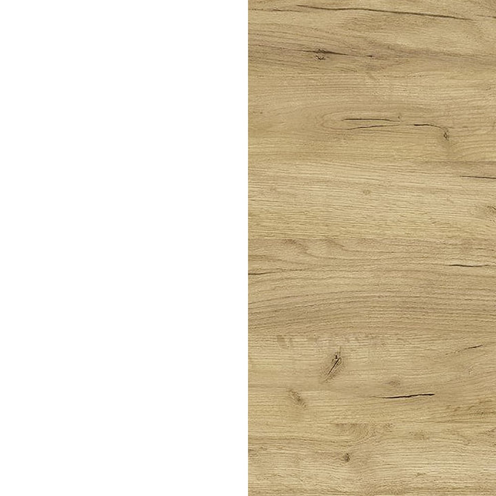Waschbeckenunterschrank mit Siphonaussparung_ 70x34x58_ Weiß-Beige_ Made in Germany_ TAHO-Serie von Kadima Design_Größe_ 60x34x58 cm_