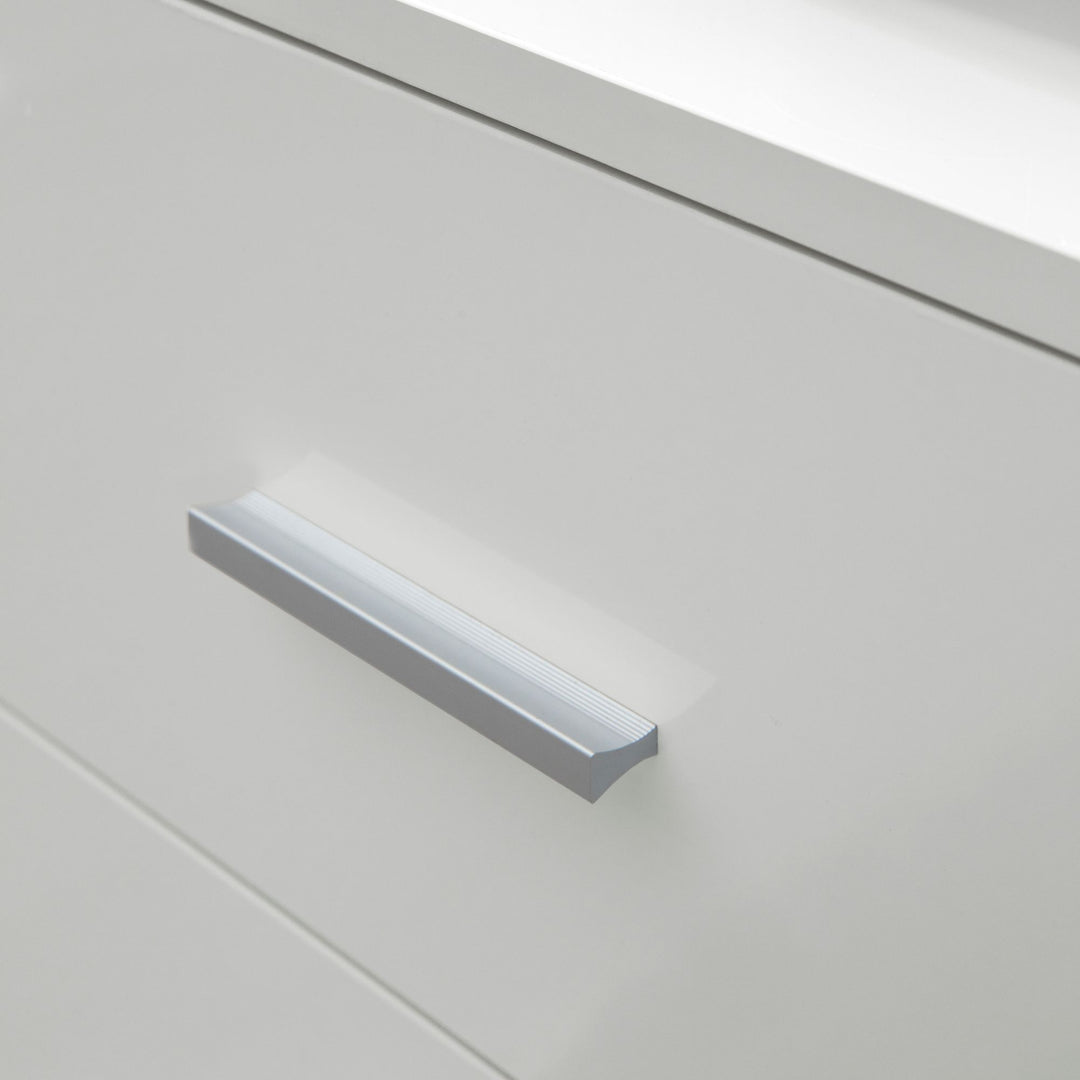 Badezimmerschrank_ zeitloses Design_ großer Stauraum_ matt weiß_ 60x65_5x33 cm - KADIMA DESIGN_Größe_ 60x33x66 cm_