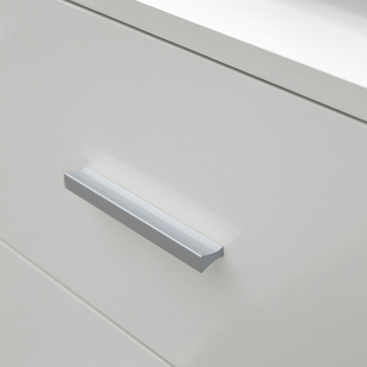 Badezimmerschrank_ zeitloses Design_ großer Stauraum_ matt weiß_ 60x65_5x33 cm - KADIMA DESIGN_Größe_ 60x33x66 cm_