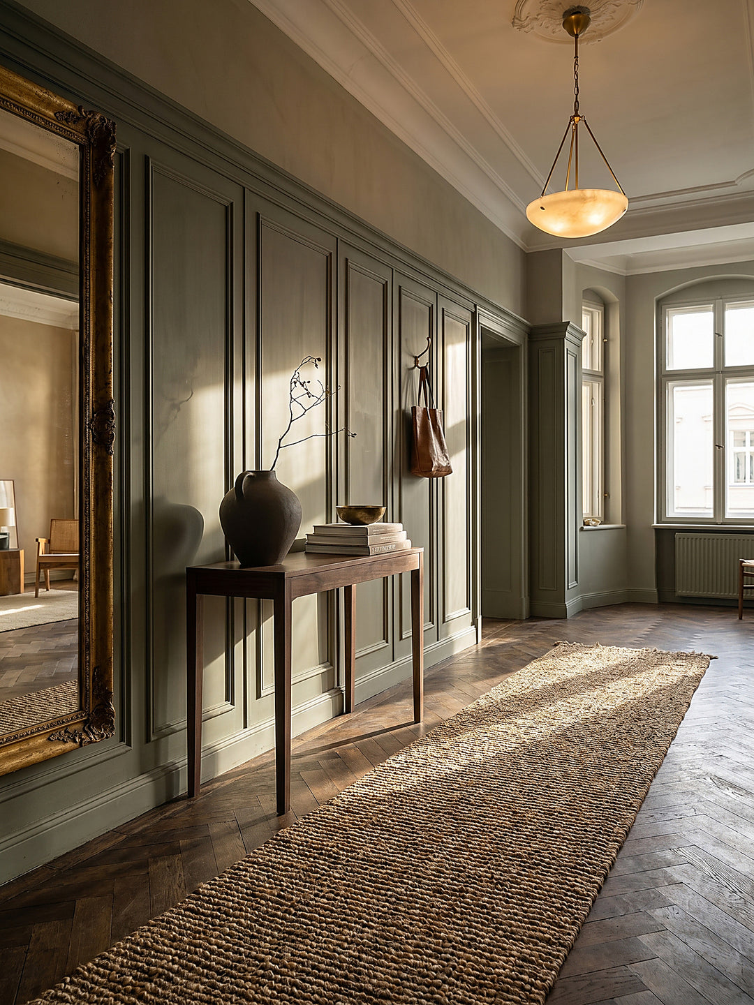 Teppich Läufer im modernen Wohnzimmer_