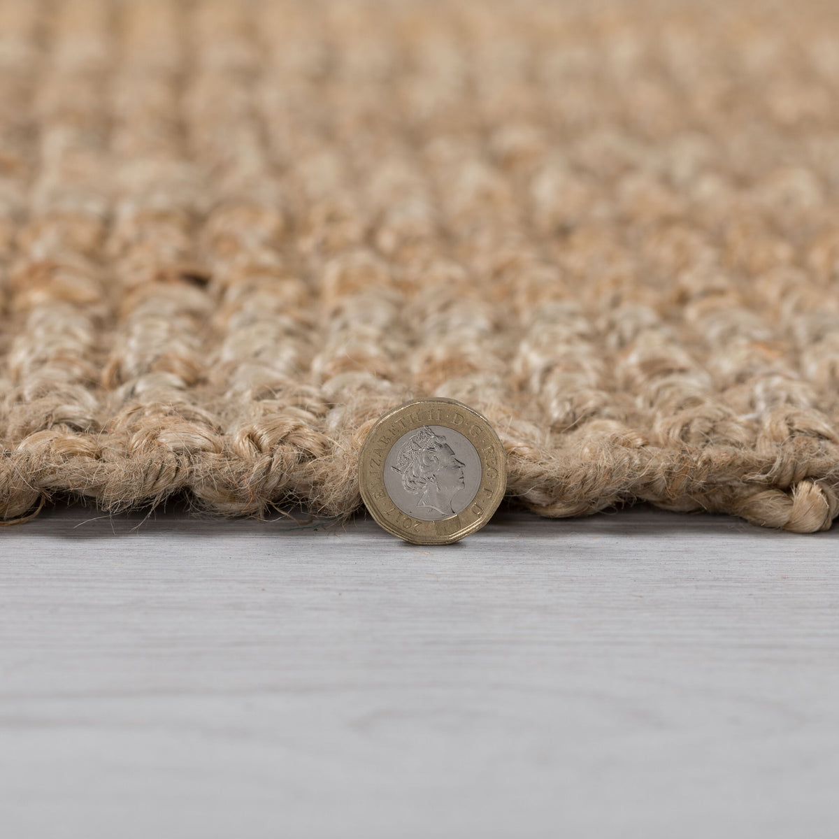 Teppich Jute Wende-Design - strapazierfähig ERME - Braun 60x230 cm_Läufer_