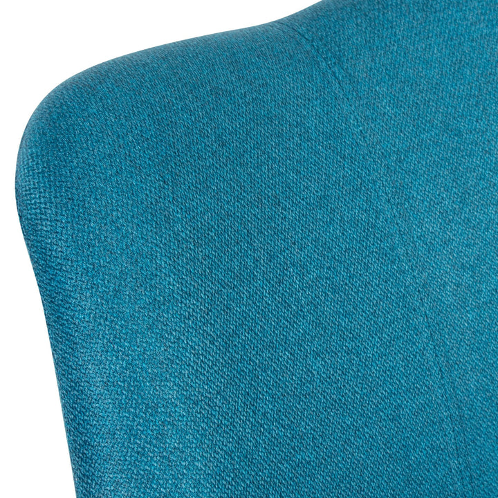 Esszimmerstuhl LUND_ Modernes Design_ Stoffbezug_ Holzstandbeine_ Filzgleiter_ einfache Montage - KADIMA DESIGN_Farbe_ Blau_ Material_ Stoff_ Größe_ 49x52x87 cm_