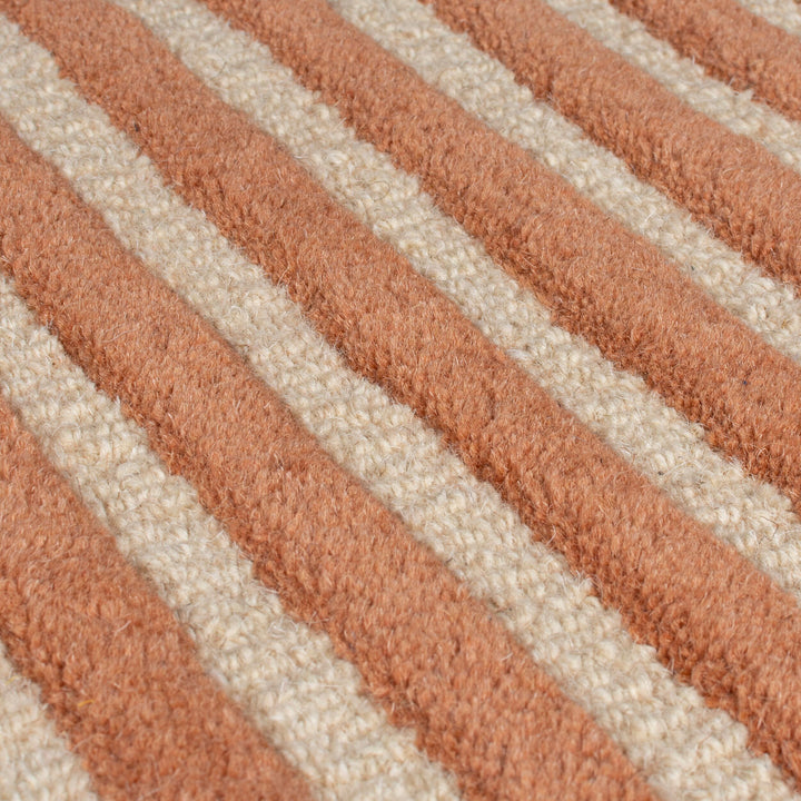 Wollteppich mit abstraktem Design - handgetuftet – THAMES LILY_Rechteckig_