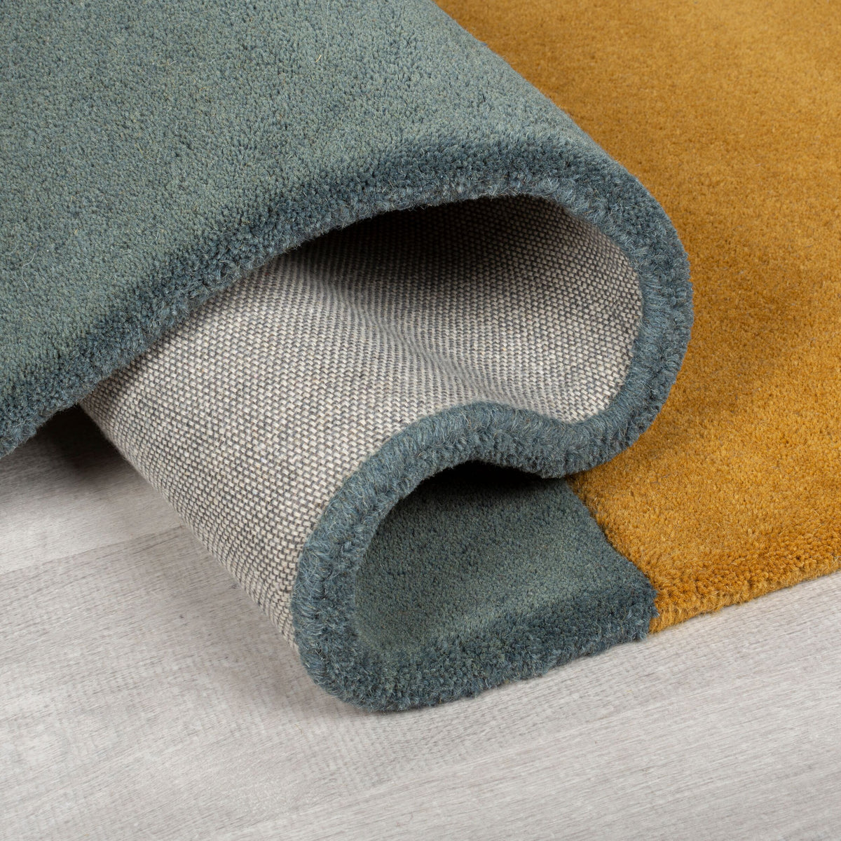 Wollteppich mit abstraktem Design - handgetuftet – THAMES LILY_Rechteckig_