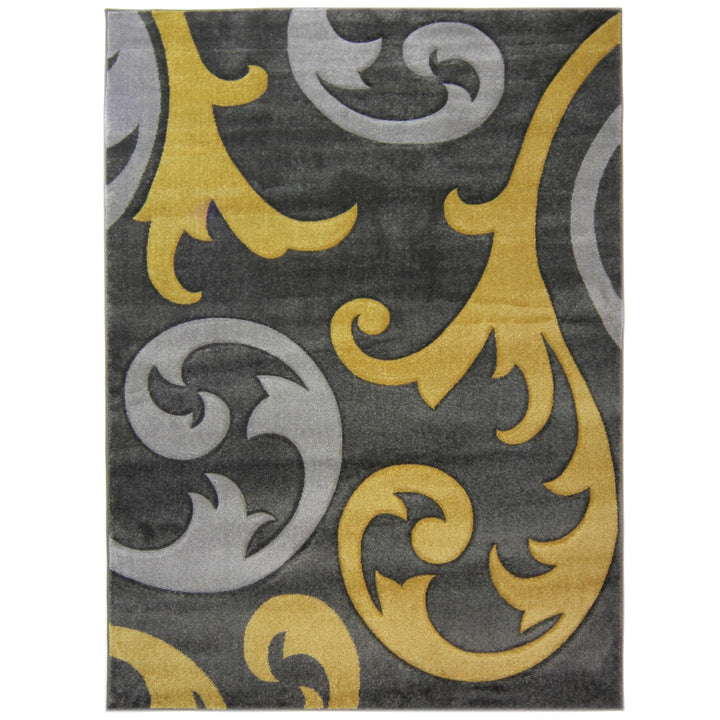 Teppich floral 3D-Effekt handgearbeitet NIDD OLIVIA_Rechteckig_