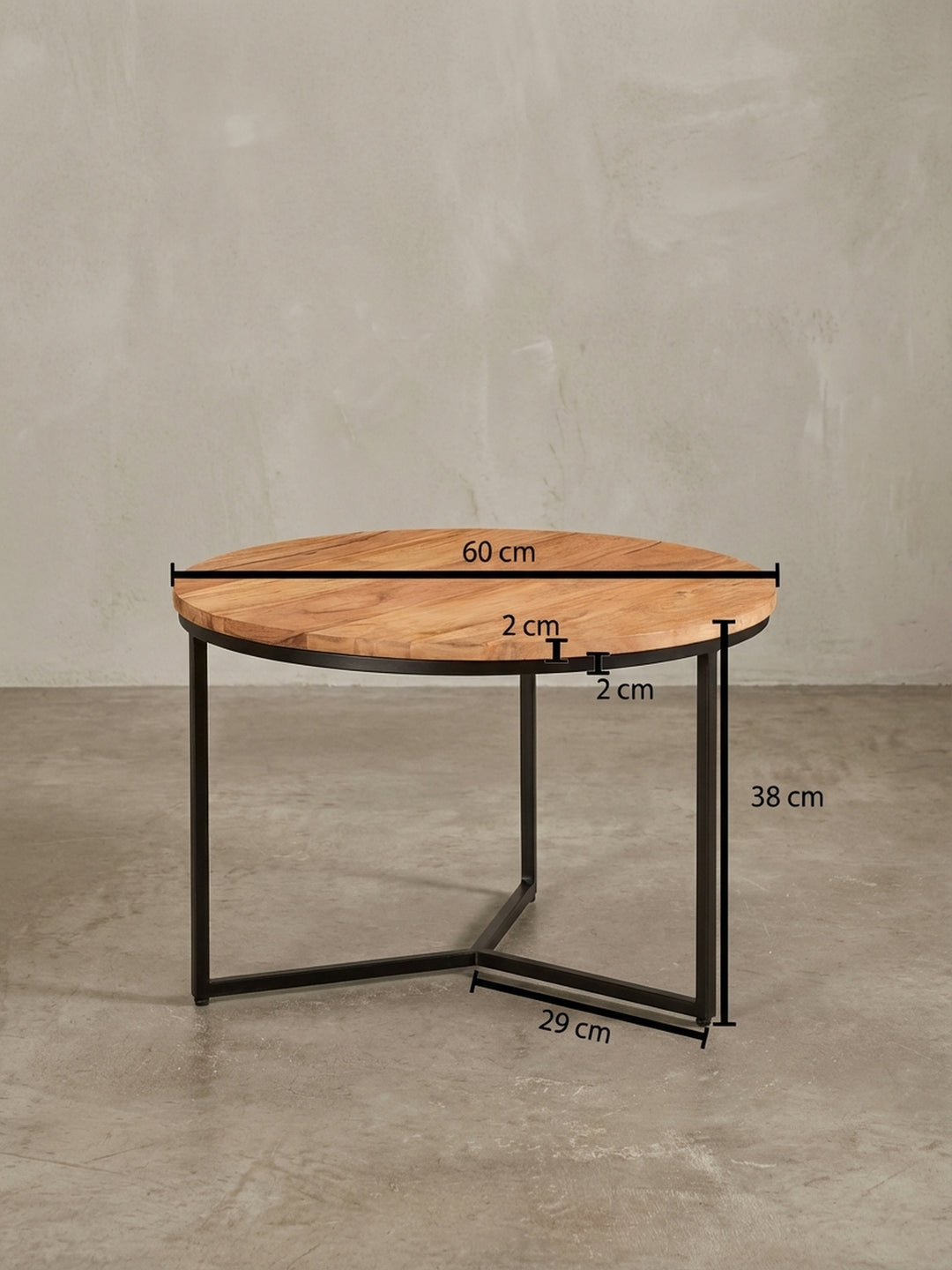 Couchtische Akazie Massivholz Design Möbel_