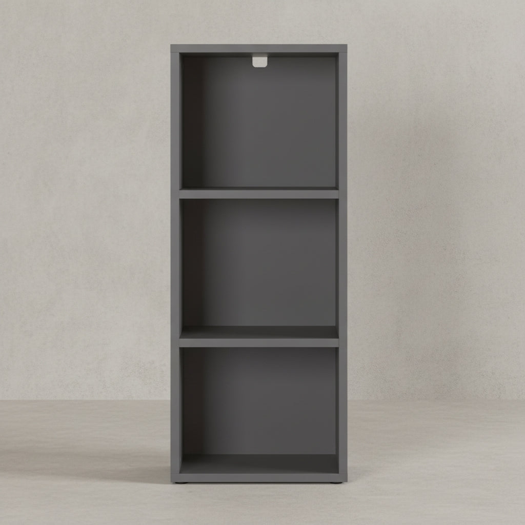 Aktenregal Universal FRANKFURT schmal 45x120x40 cm Graphit - 3 Ordnerhöhen