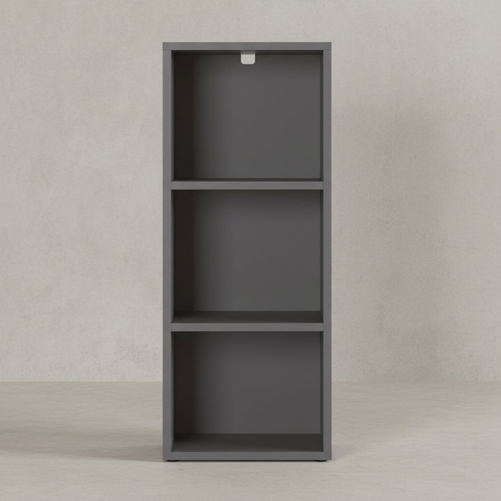 Aktenregal Universal FRANKFURT schmal 45x120x40 cm Graphit - 3 Ordnerhöhen_