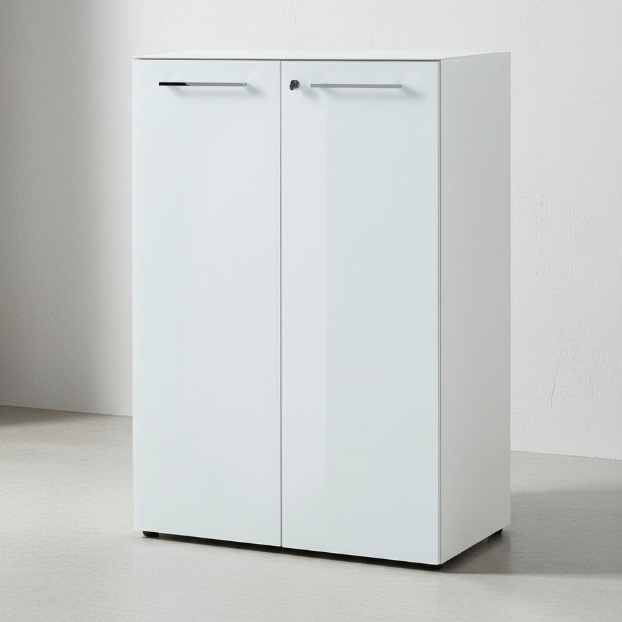 Aktenschrank Glasfront Soft-Close Abschließbar - Büro_