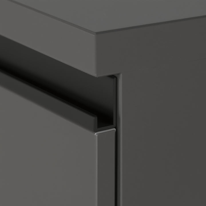 Aktenschrank 2-türig Soft-Close 3 Ordnerhöhen Büroschrank_