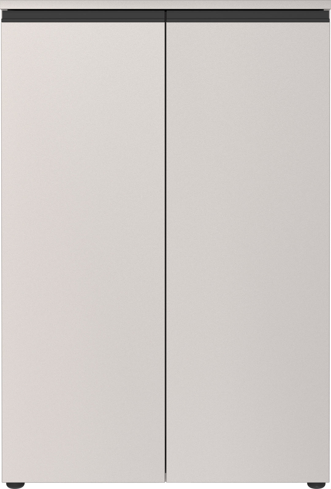 Aktenschrank 2-türig Soft-Close - 3 Ordnerhöhen 81x120x40 cm Greige_