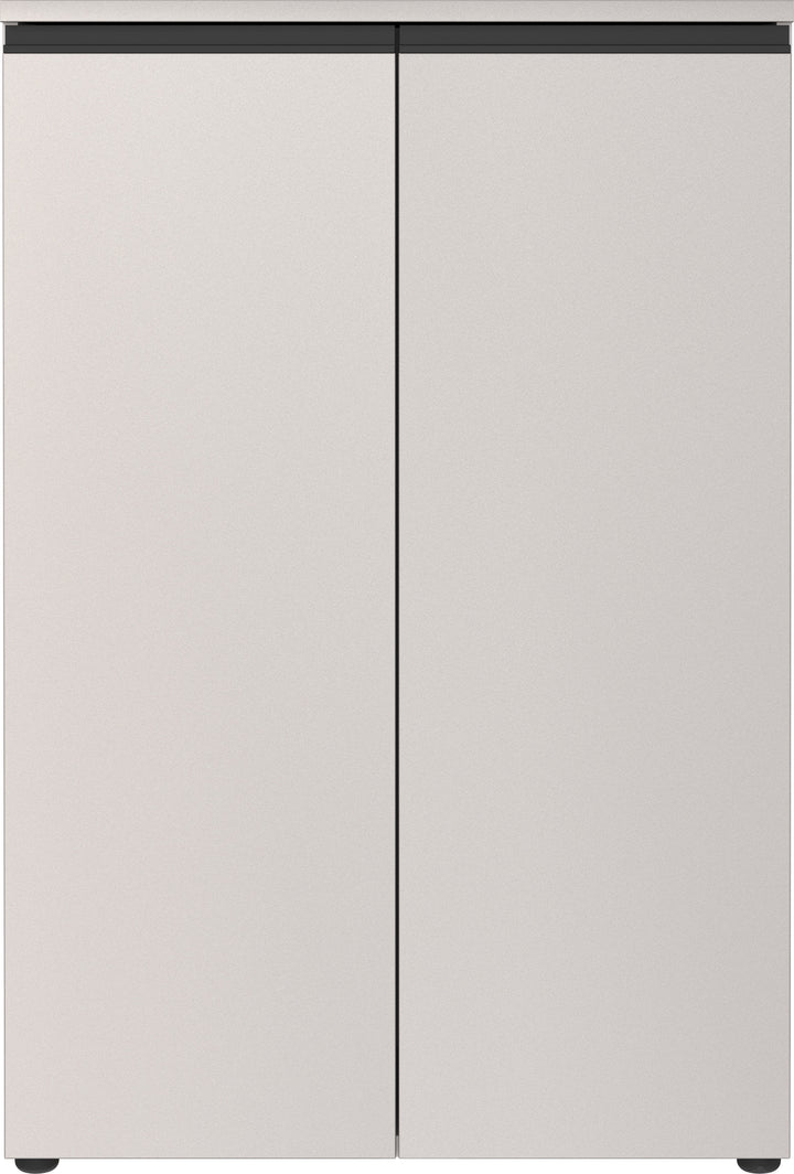 Aktenschrank 2-türig Soft-Close - 3 Ordnerhöhen 81x120x40 cm Greige_