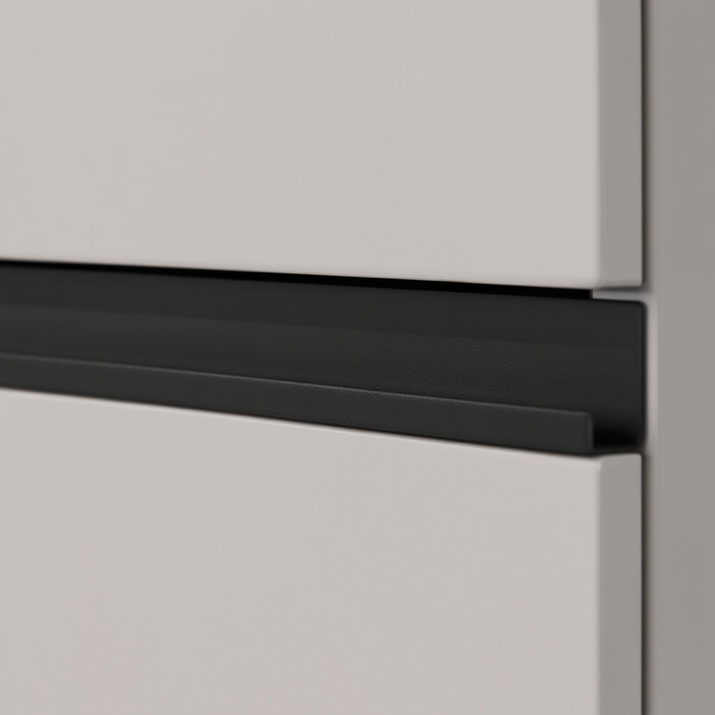 Aktenschrank 197 cm hoch - 5 Ordnerhöhen - Soft-Close - Büro - Hochschrank_