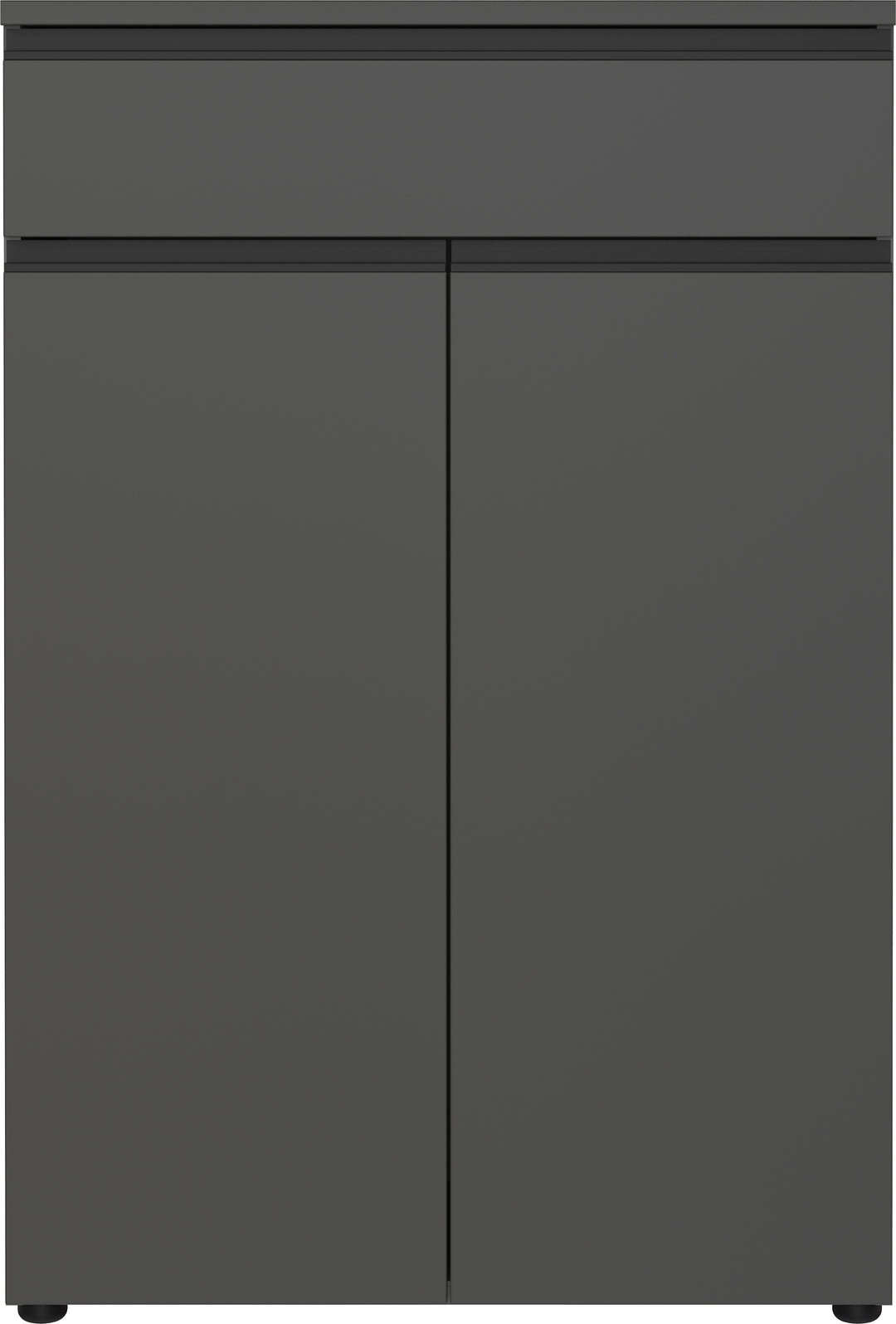 Aktenschrank mit Schublade Soft-Close 81x120x40 cm Graphit_