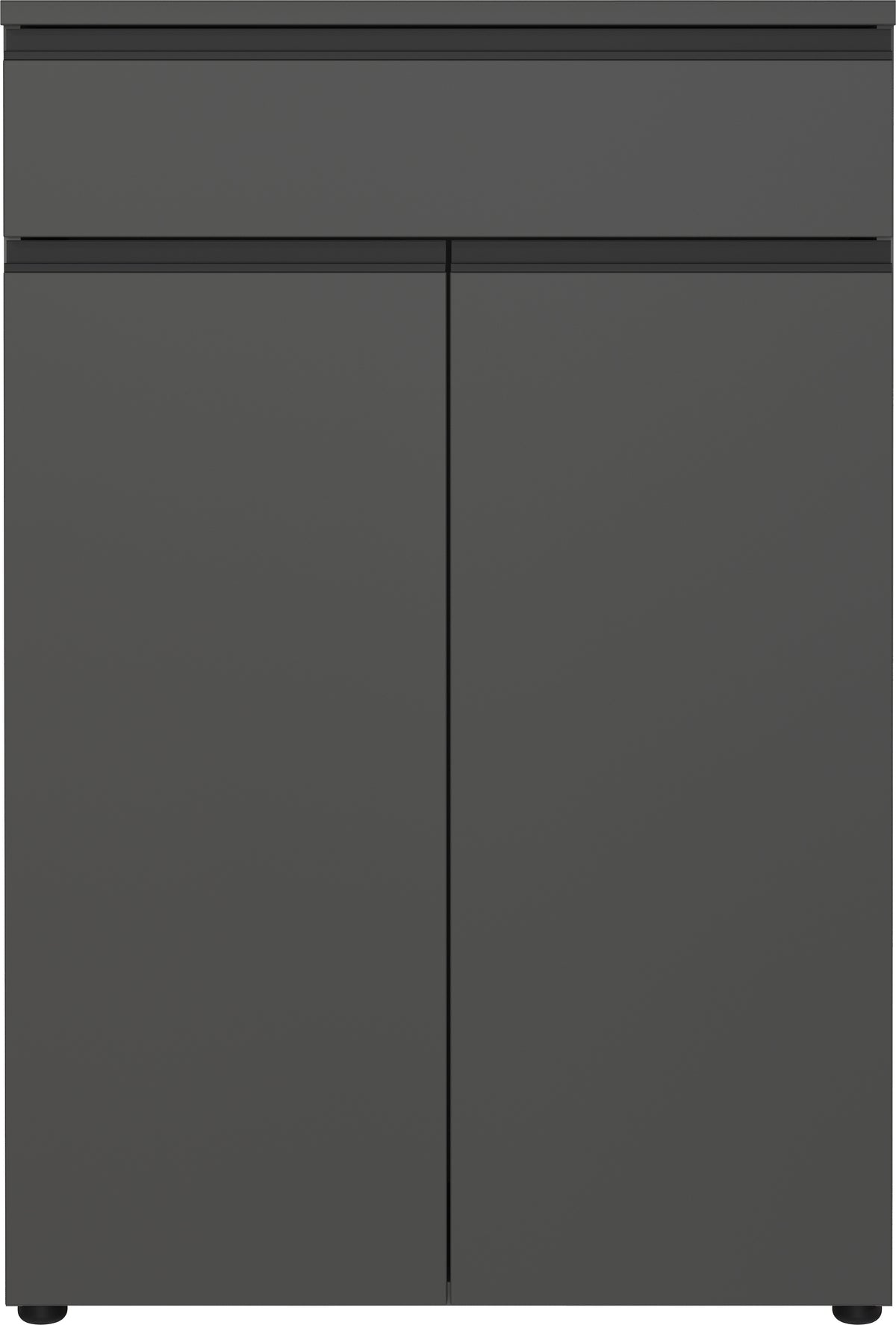 Aktenschrank mit Schublade Soft-Close 80x120x40 cm Graphit_