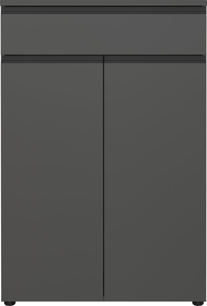 Aktenschrank mit Schublade Soft-Close 81x120x40 cm Graphit_