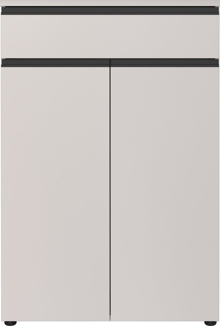 Aktenschrank mit Schublade Soft-Close 81x120x40 cm Greige_
