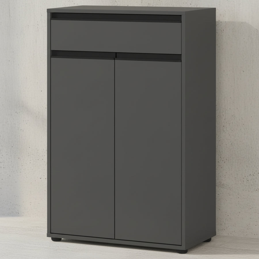 Badkommode HAMBURG - Soft-Close &amp; Matt-Optik Badschrank_