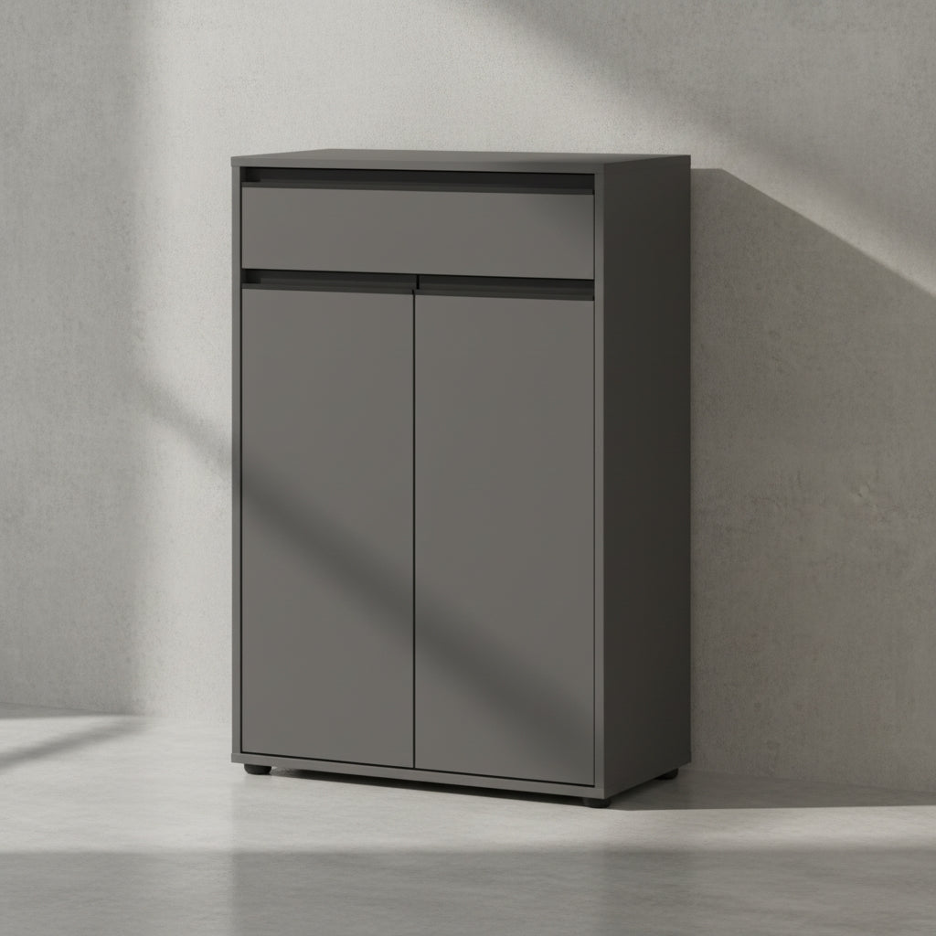 Badkommode HAMBURG - Soft-Close &amp; Matt-Optik Badschrank_