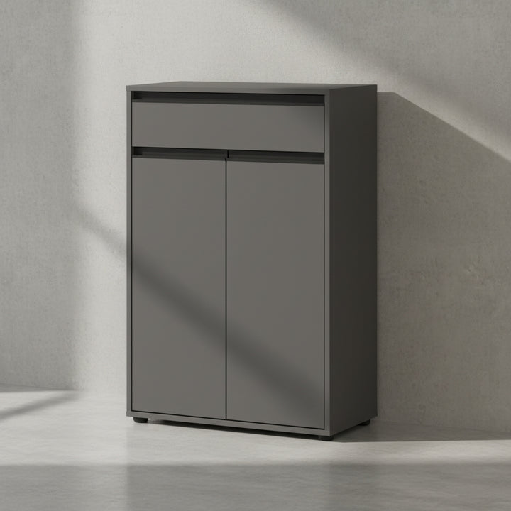 Badkommode HAMBURG - Soft-Close &amp;amp; Matt-Optik Badschrank_