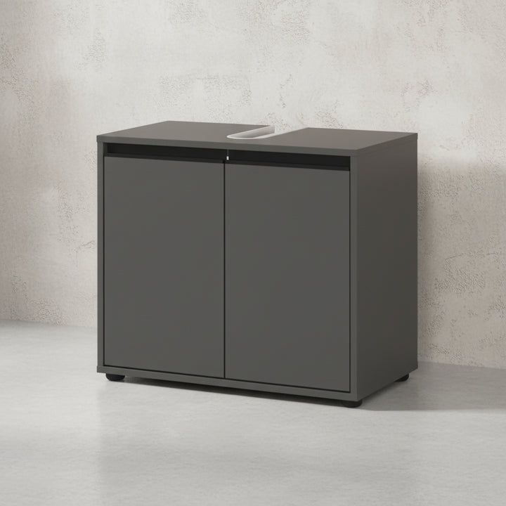 Badmöbel Set 5-tlg. XXL Badschrank Unterschrank Badkommode Badset_