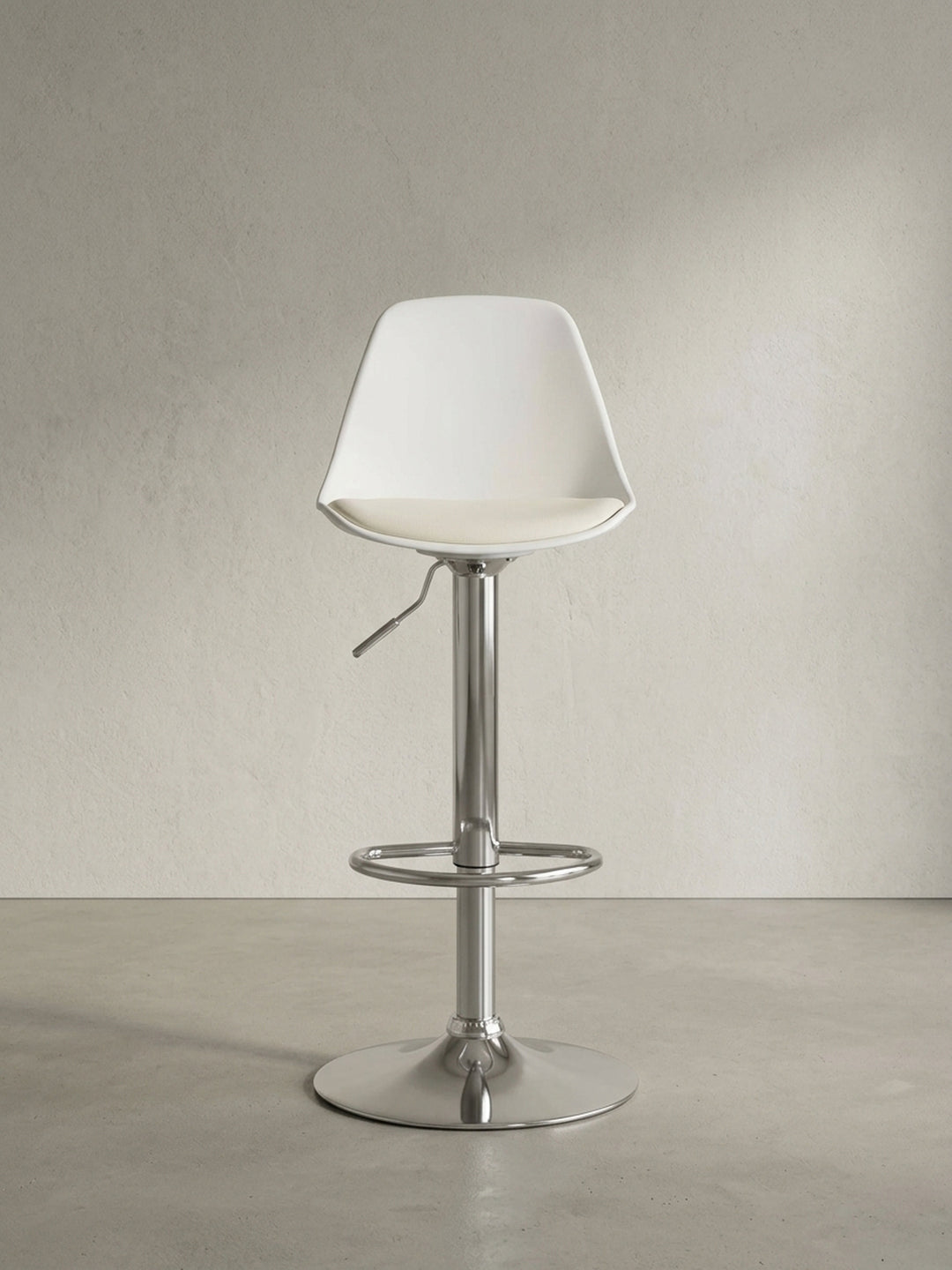 Barhocker aus natürlicher Eiche massiv mit Ablagefach 40x40x104 cm Design Möbel Premium Qualität modern Offene Luxusküche Einrichtung stilvoll Wohnen Interior Zuhause Wohnzimmer hochwertig_