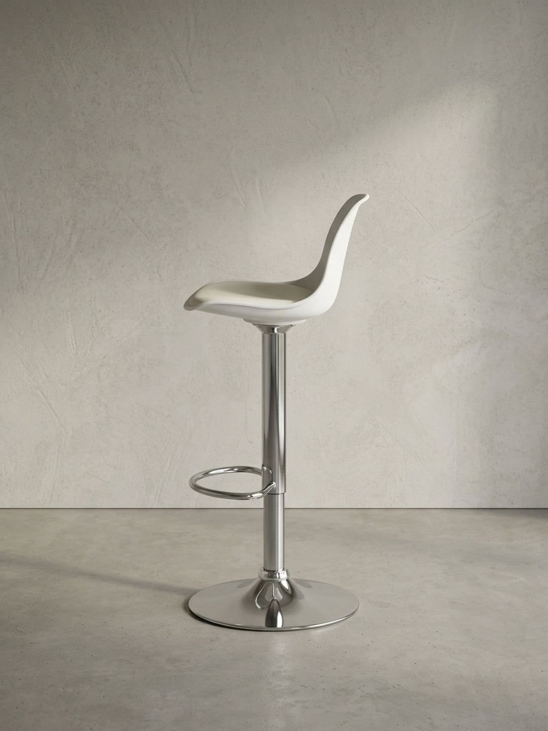 Barhocker Eiche Massivholz weiß 40x40x104 cm robust langlebig mit Ablagefach Möbel Wohnen Design Einrichtung modern Premium Offene Luxusküche Interior Zuhause Wohnzimmer hochwertig elegant_